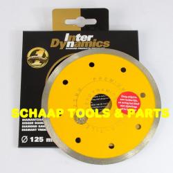 Diamant TEGELzaagblad premium 125 x 22.23 mm | 331125